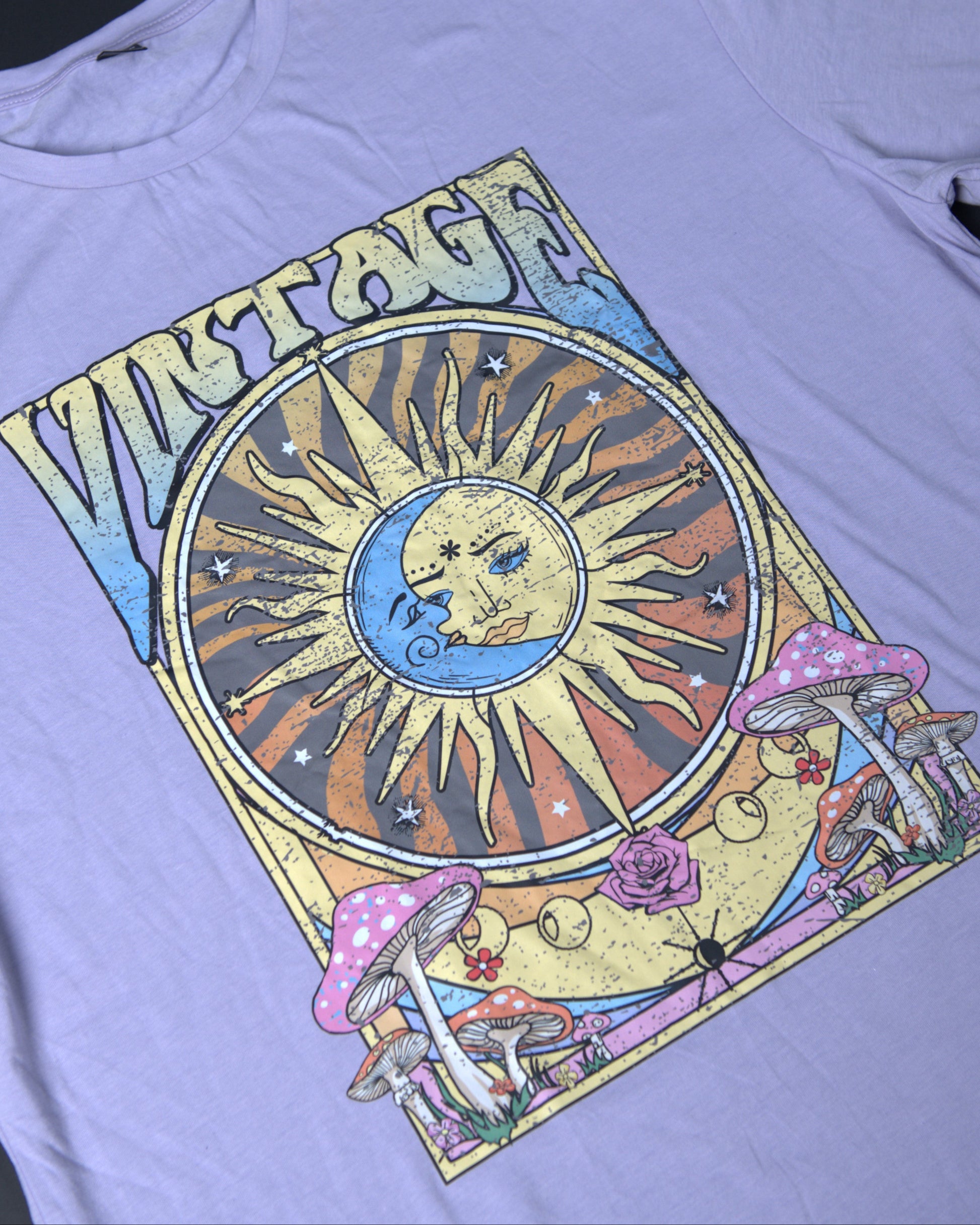 Vintage Sun & Moon Graphic Tee