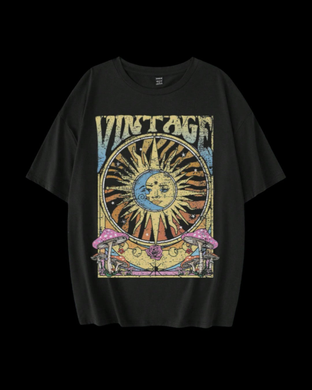 Vintage Sun & Moon Graphic Tee